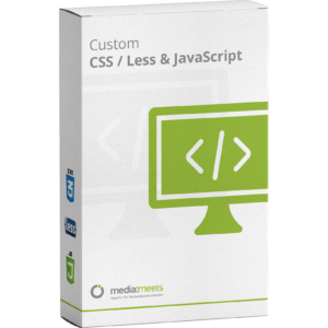 Custom CSS/Less & JavaScript